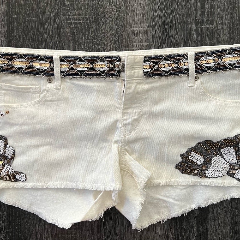 Denim shorts